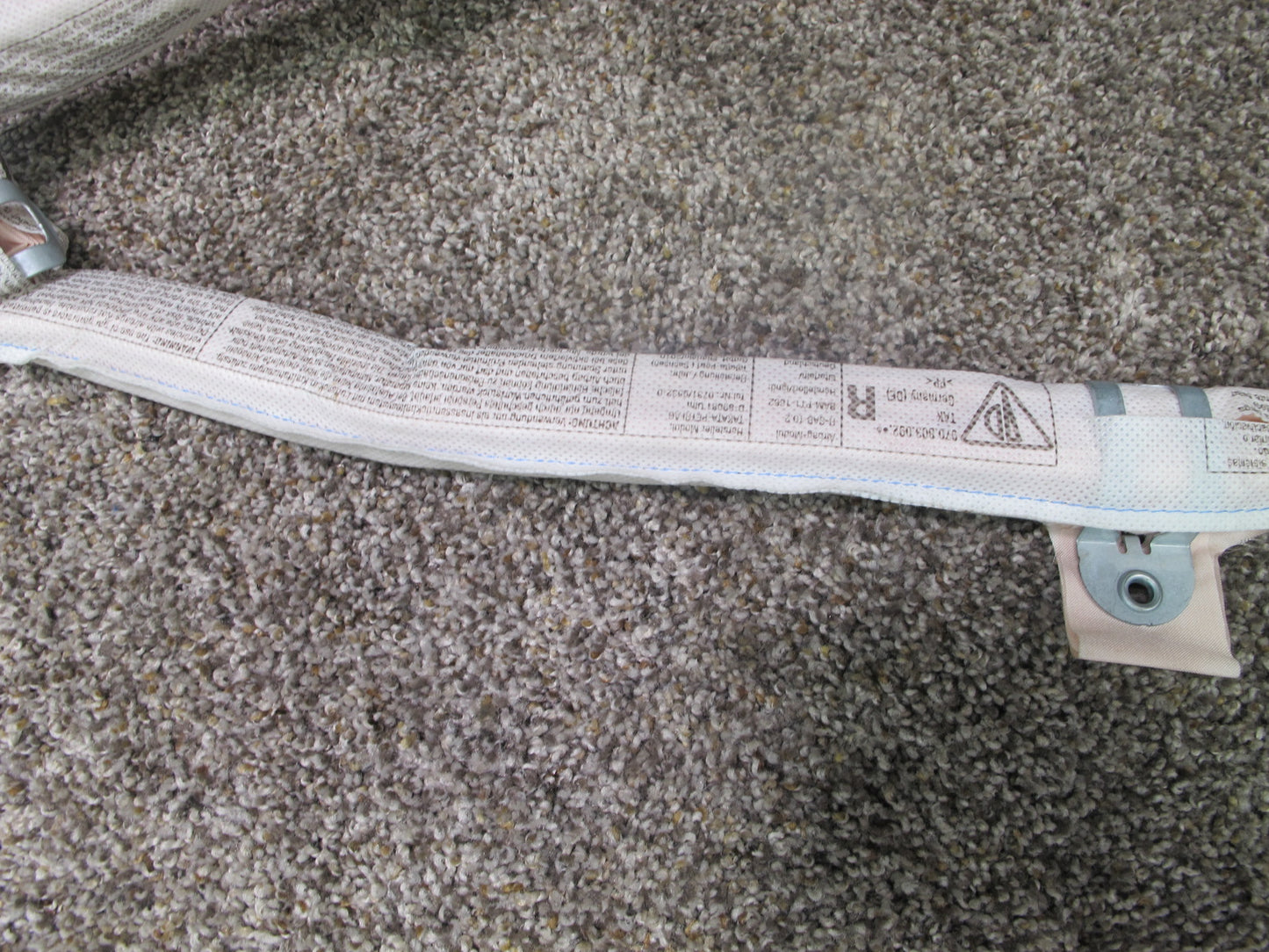 2010-2016 Porsche Panamera Right Roof Curtain SRS Air Bag OEM