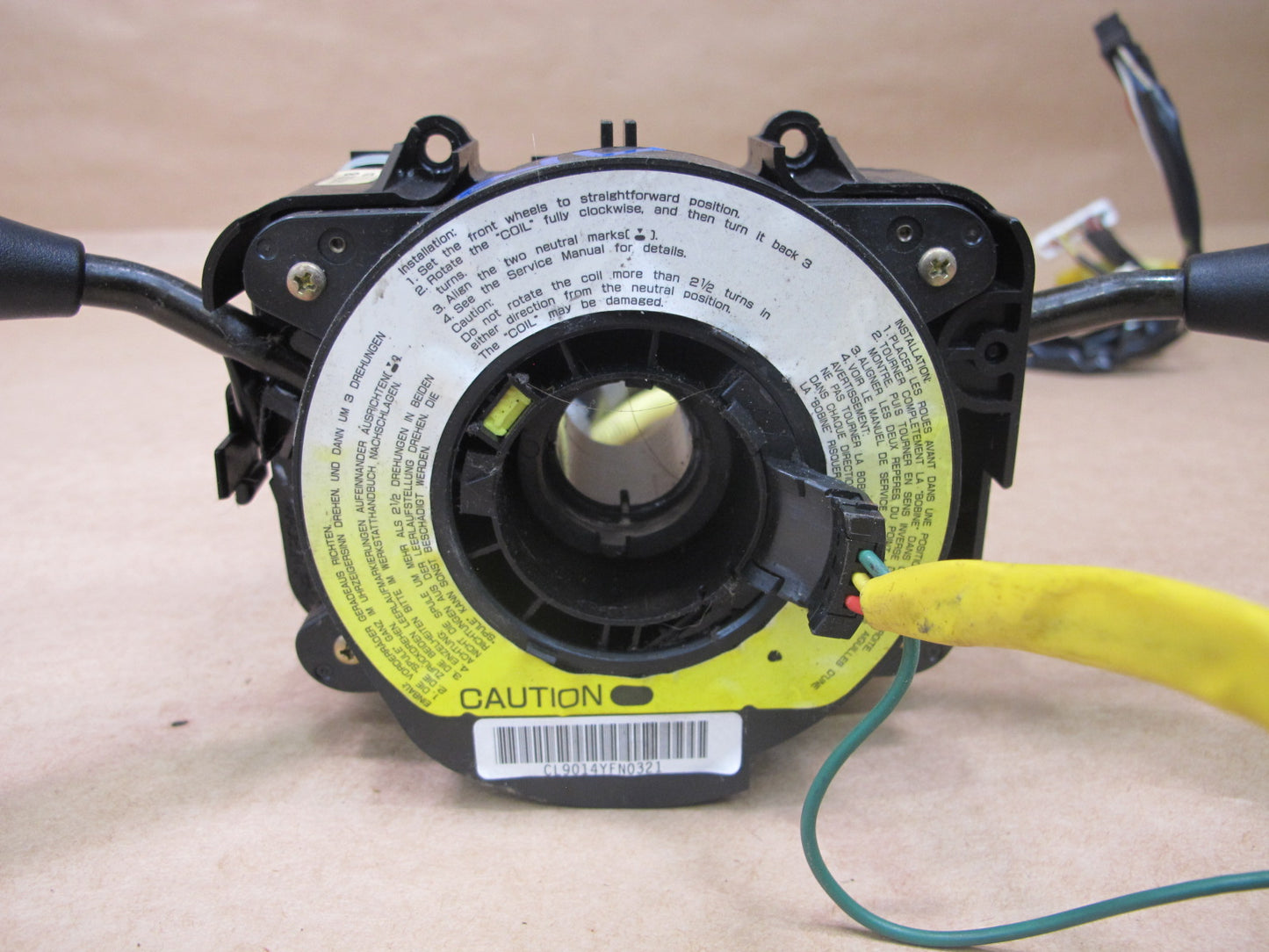 99-01 ISUZU VEHICROSS STEERING COLUMN MULTI SWITCH CLOCK SPRING OEM