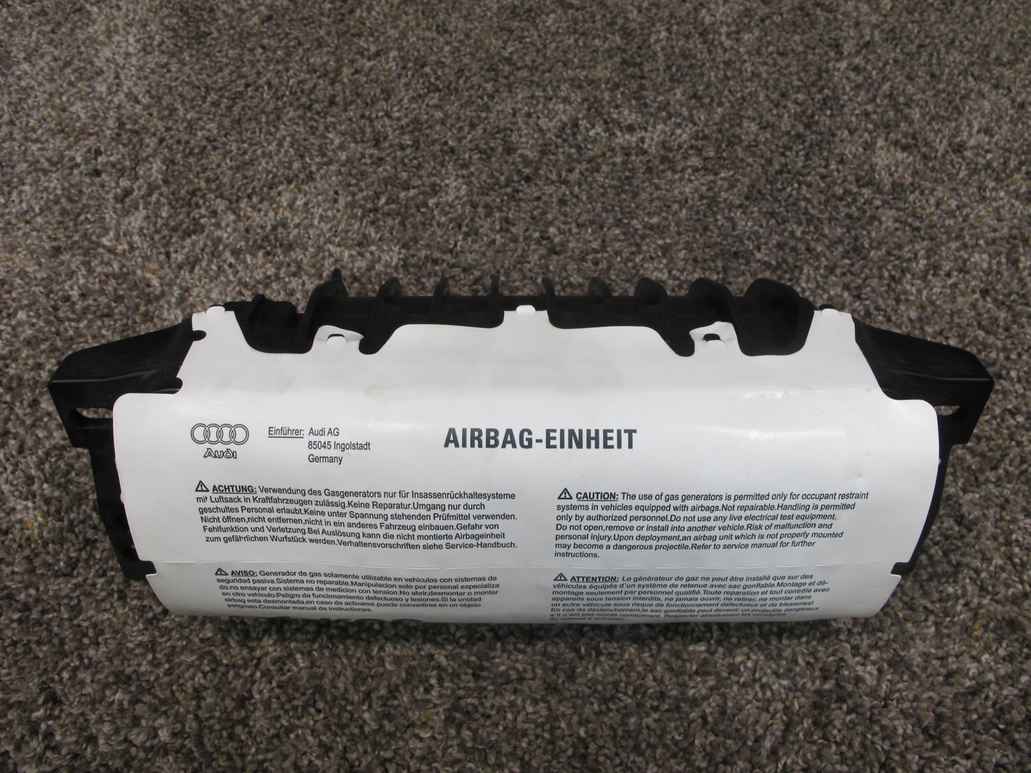 10-12 AUDI A5 S5 FRONT RIGHT PASS SIDE DASHBOARD SRS AIRBAG OEM