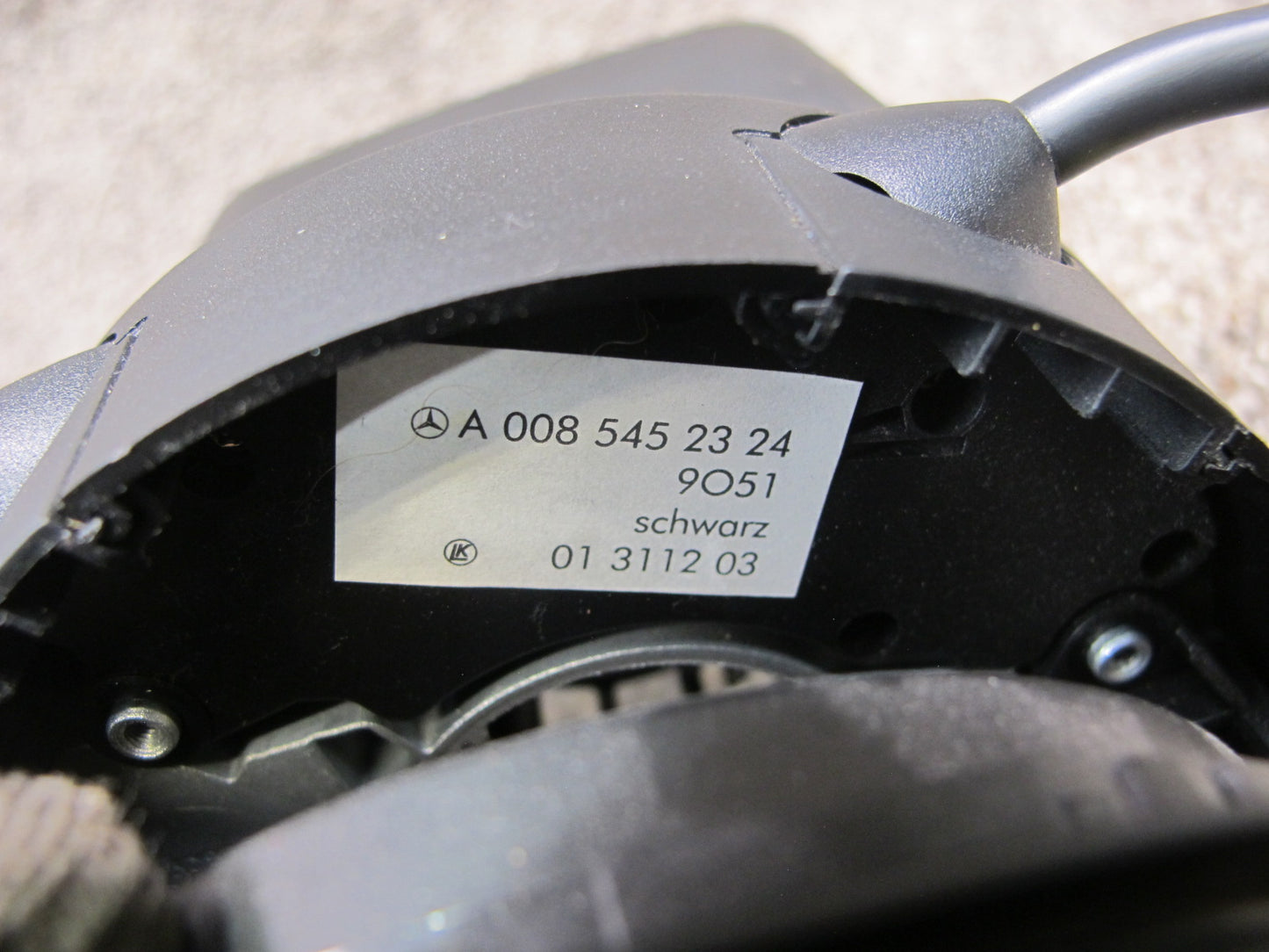03-06 MERCEDES R230 SL500 STEERING COLUMN MULTI SWITCH ANGLE SENSOR CLOCK SPRING OEM