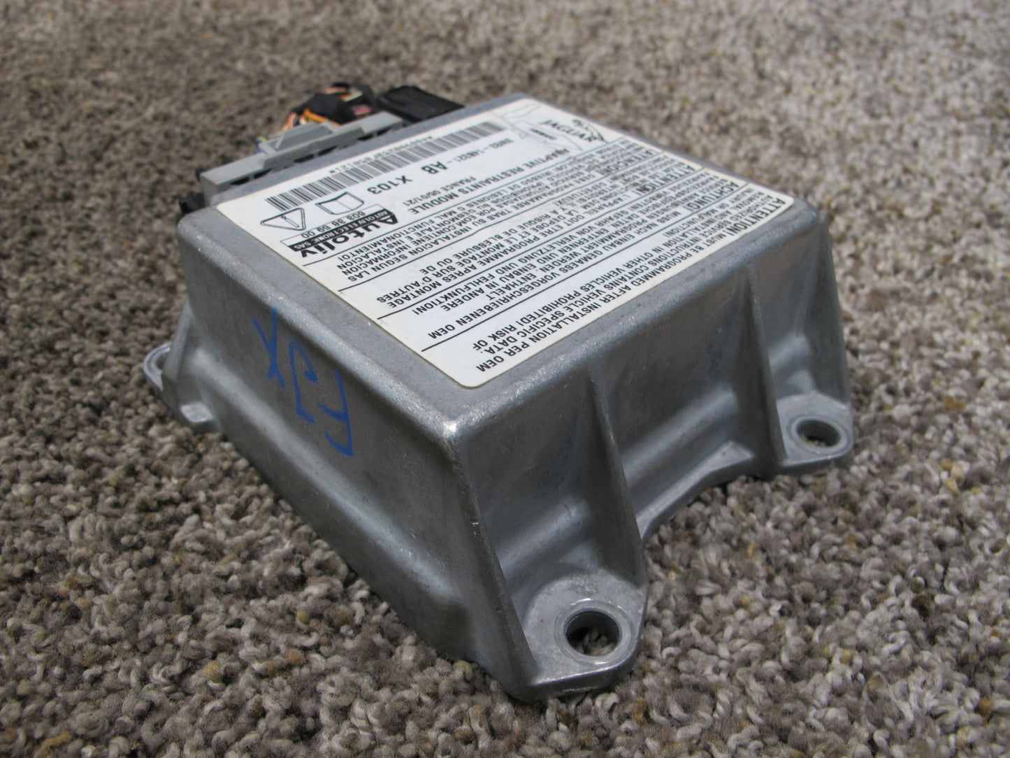 03-06 JAGUAR XK8 SRS AIRBAG CONTROL MODULE UNIT OEM
