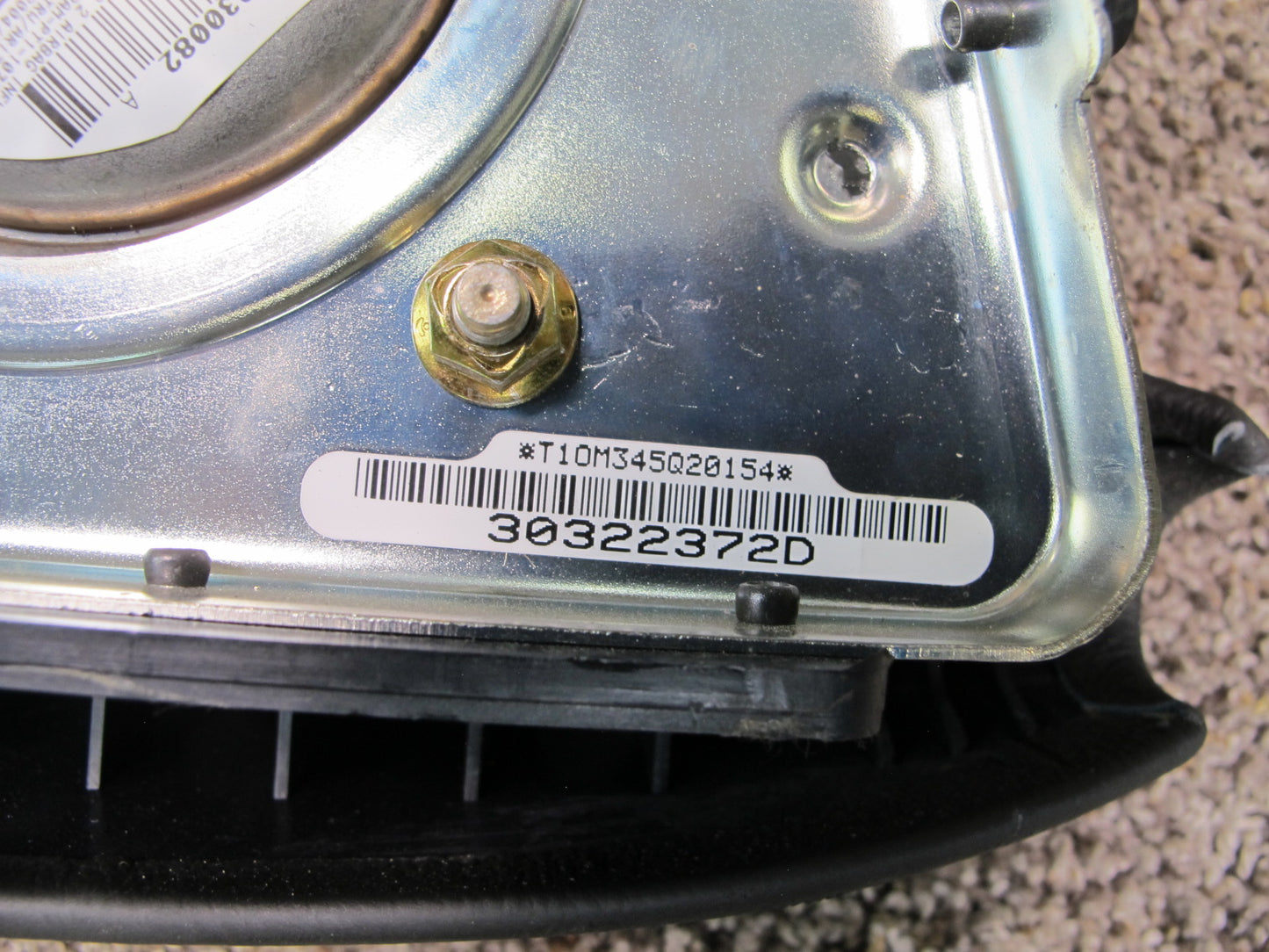 03-06 JAGUAR XK8 FRONT LEFT DRIVER SIDE STEERING WHEEL SRS AIRBAG OEM