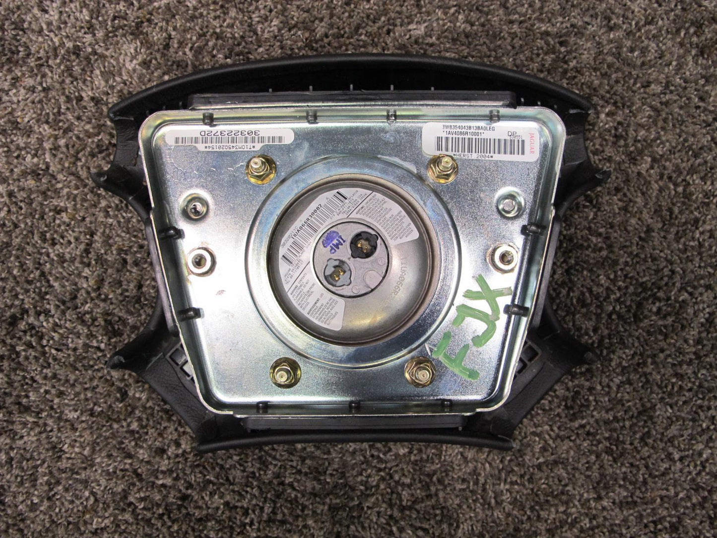03-06 JAGUAR XK8 FRONT LEFT DRIVER SIDE STEERING WHEEL SRS AIRBAG OEM