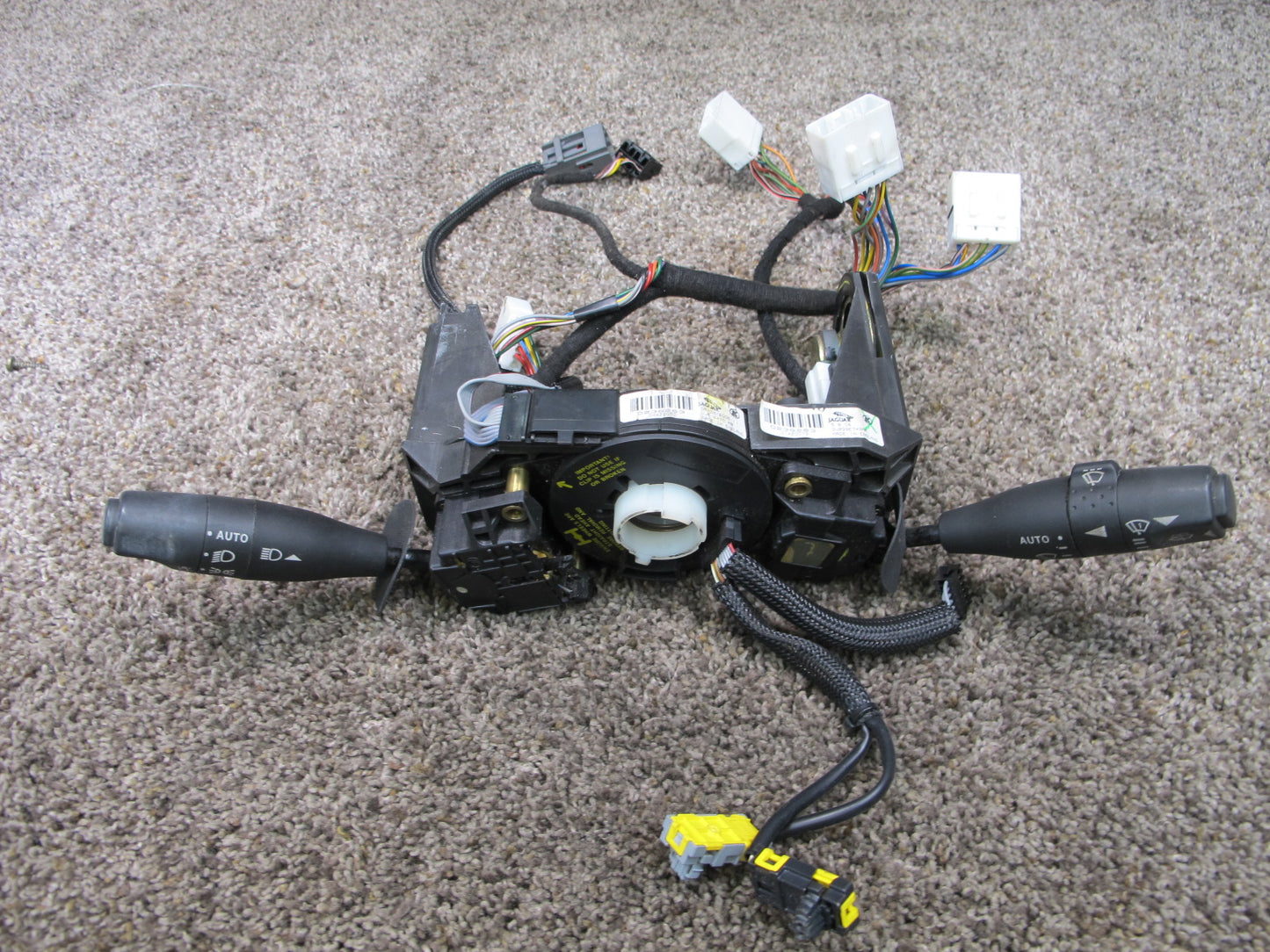 03-06 JAGUAR XK8 STEERING COLUMN MULTI SWITCH ANGLE SENSOR CLOCK SPRING OEM