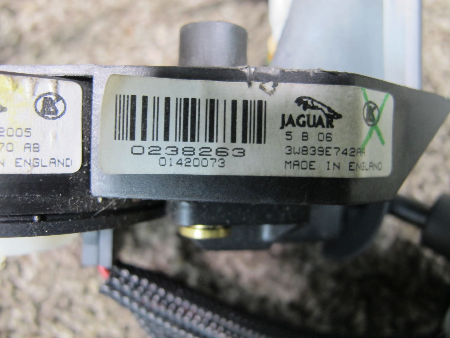 03-06 JAGUAR XK8 STEERING COLUMN MULTI SWITCH ANGLE SENSOR CLOCK SPRING OEM