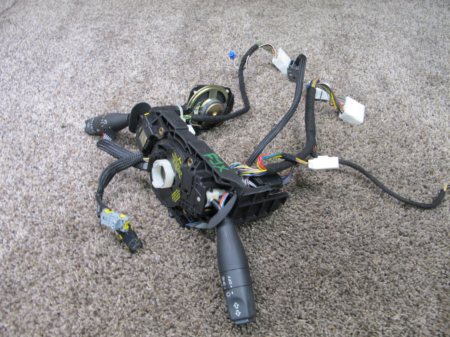 03-06 JAGUAR XK8 STEERING COLUMN MULTI SWITCH ANGLE SENSOR CLOCK SPRING OEM