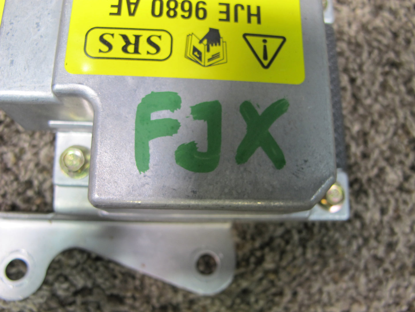 02-06 JAGUAR XK8 SRS AIRBAG CONTROL MODULE UNIT HJE9680AE OEM
