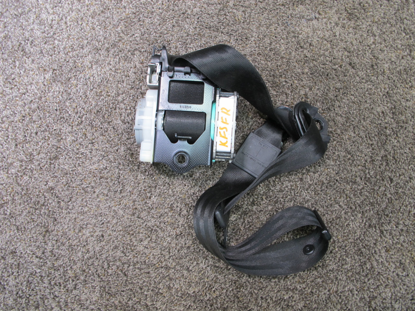 08-17 AUDI A5 S5 FRONT LEFT & RIGHT SIDE SEATBELT RETRACTOR SET OEM