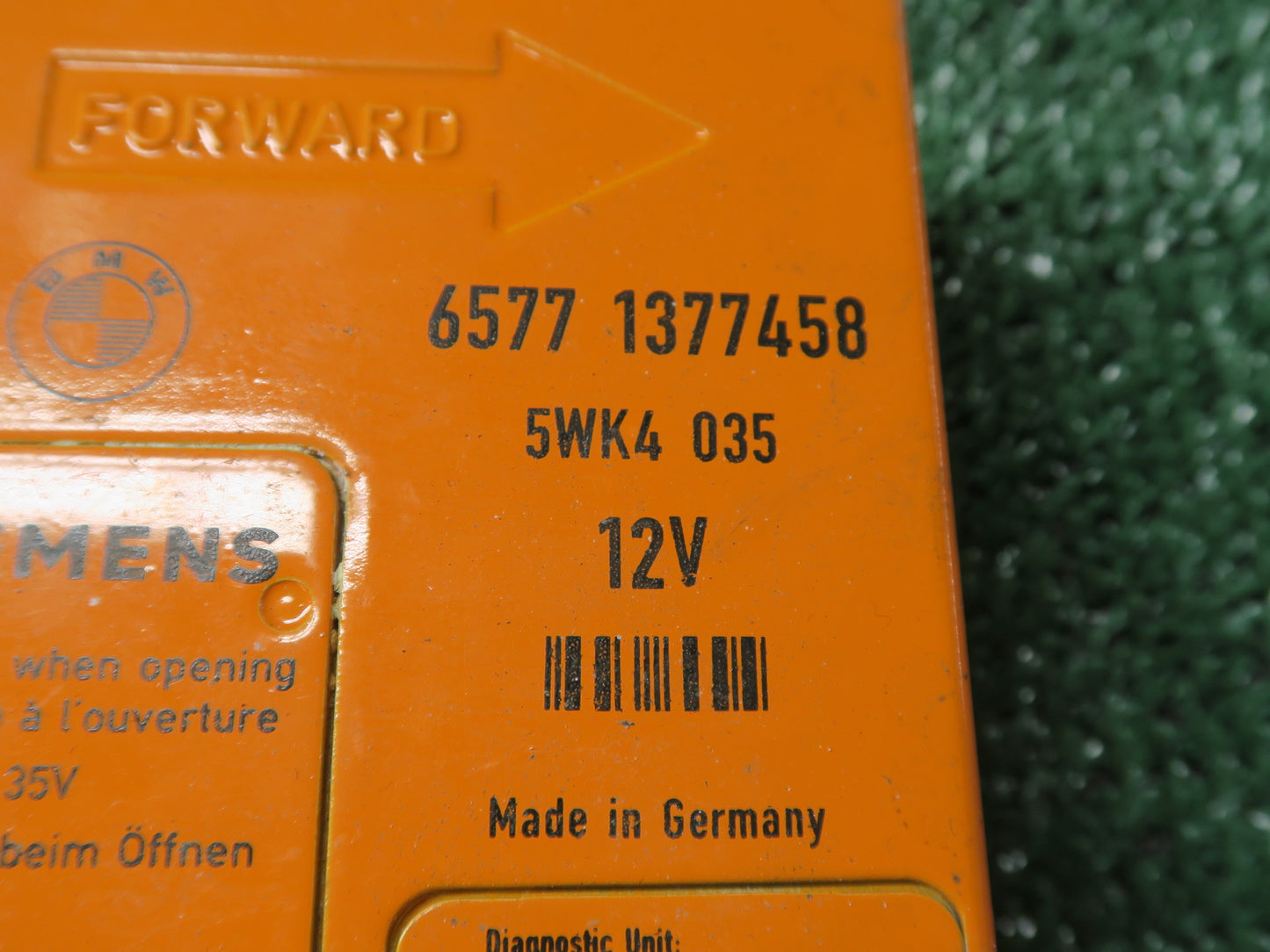 1984-1991 BMW 3-Series E30 SRS Air Bag Control Module OEM