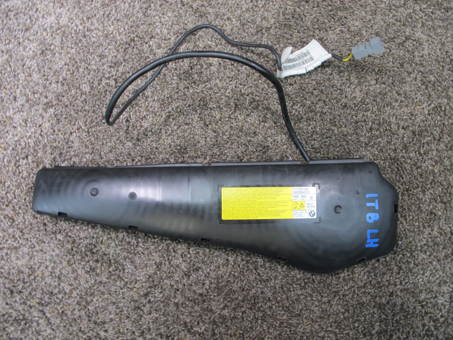 07-13 BMW E90 E91 E92 FRONT LEFT DRIVER SIDE SEAT SRS AIRBAG OEM