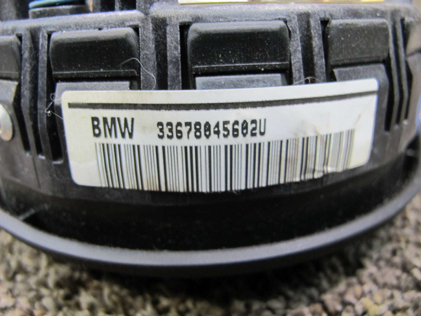 06-10 BMW E60 E61 FRONT LEFT DRIVER SIDE STEERING WHEEL SRS AIRBAG OEM