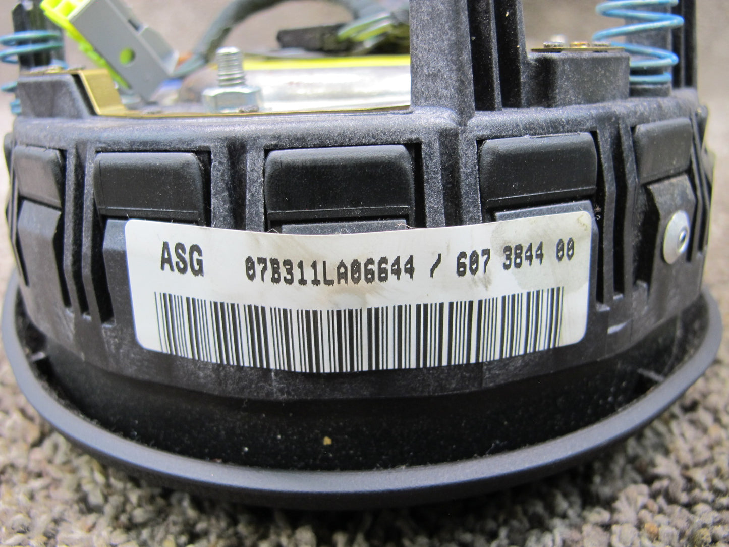 06-10 BMW E60 E61 FRONT LEFT DRIVER SIDE STEERING WHEEL SRS AIRBAG OEM
