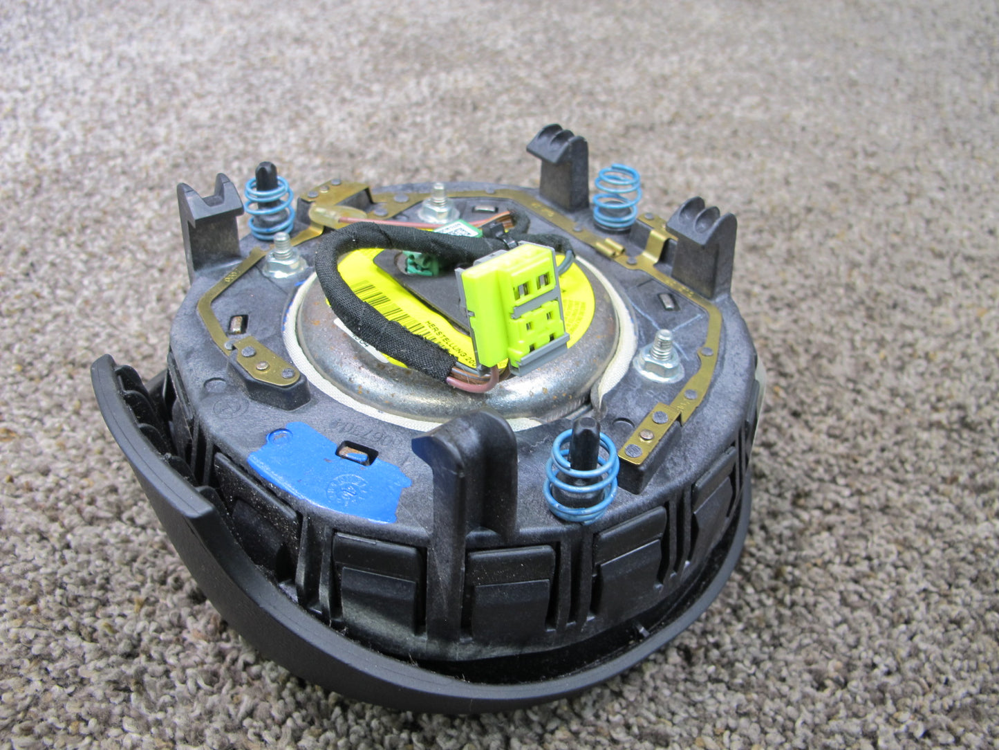 06-10 BMW E60 E61 FRONT LEFT DRIVER SIDE STEERING WHEEL SRS AIRBAG OEM