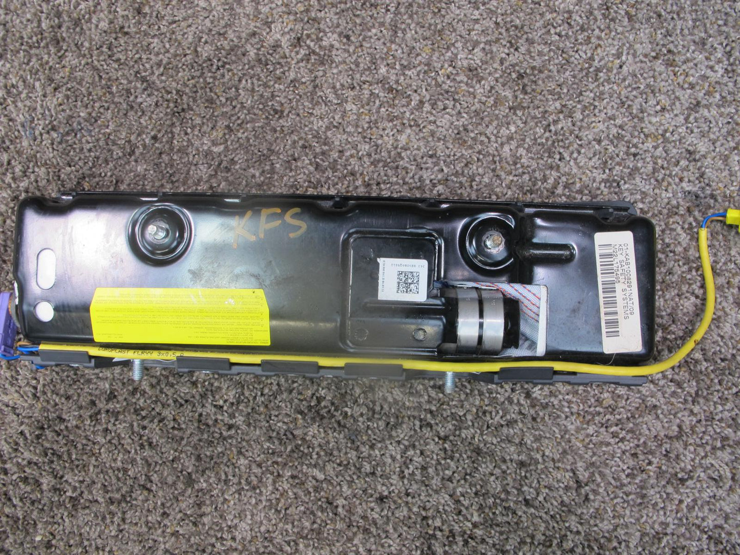 08-17 AUDI A5 S5 FRONT LEFT DRIVER SIDE UNDER DASH KNEE SRS AIRBAG OEM