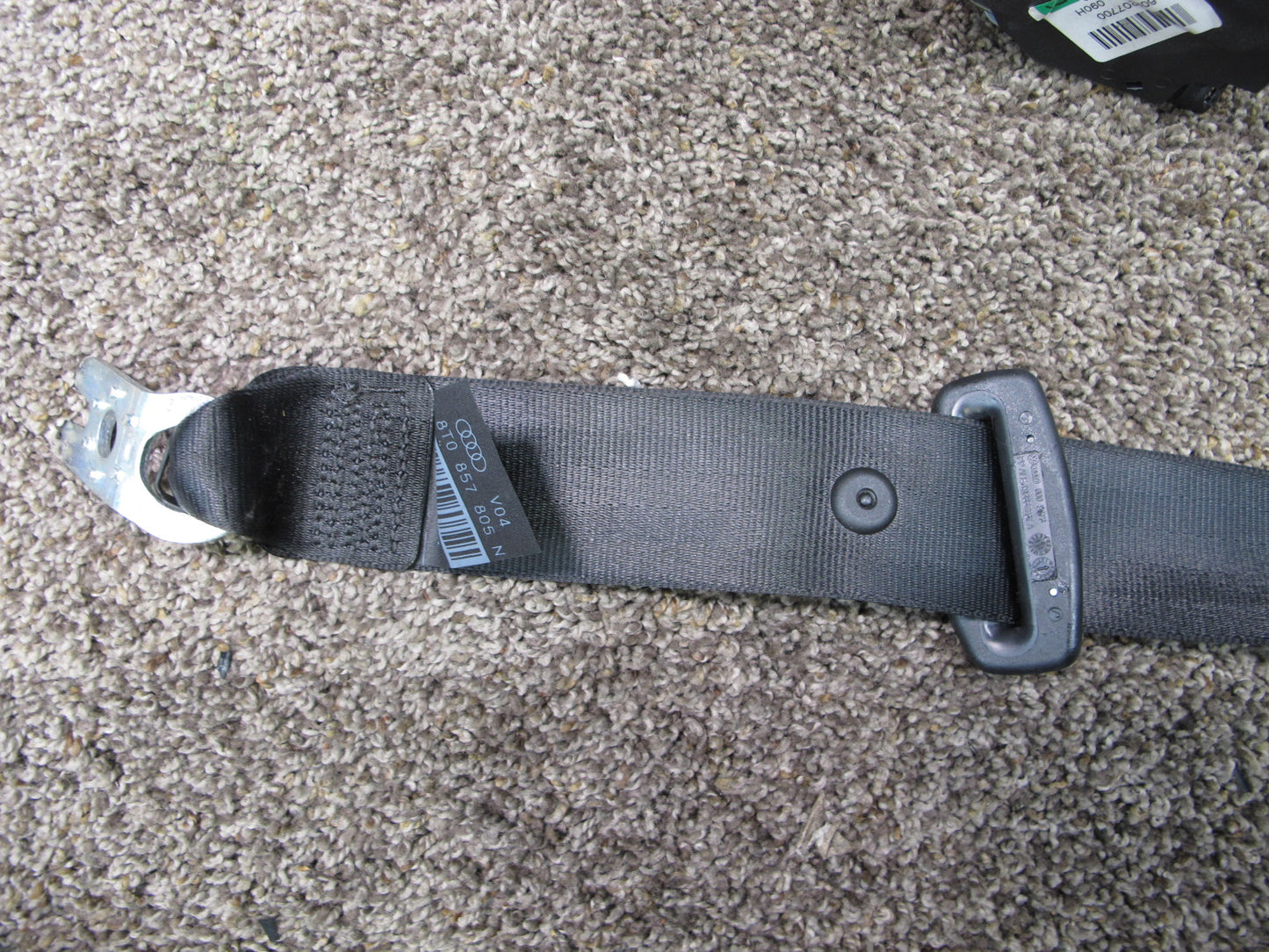 08-17 AUDI A5 S5 REAR LEFT OR RIGHT SIDE SEATBELT RETRACTOR OEM