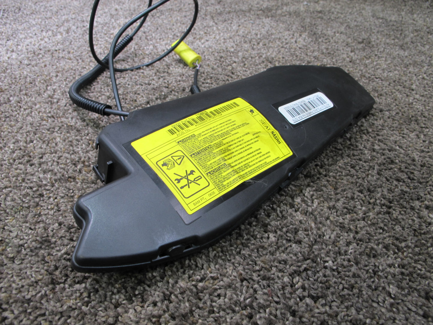 05-08 MINI COOPER R52 FRONT RIGHT PASSENGER SIDE SEAT SRS AIRBAG OEM