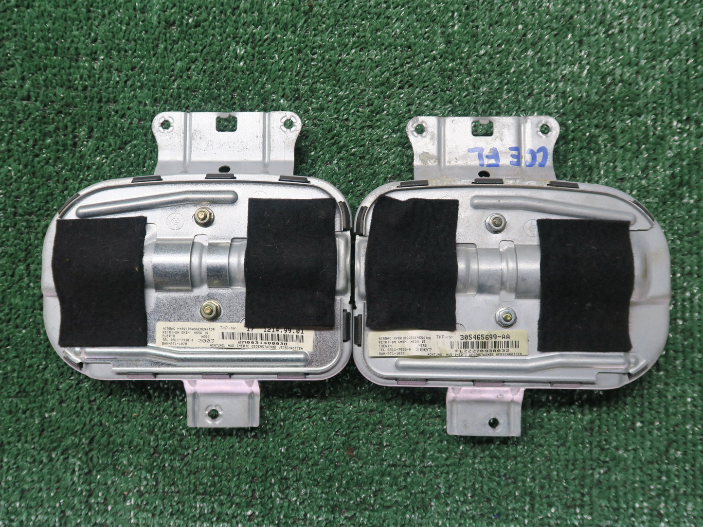 2004-2008 Chrysler Crossfire Left & Right Door SRS Air Bag OEM