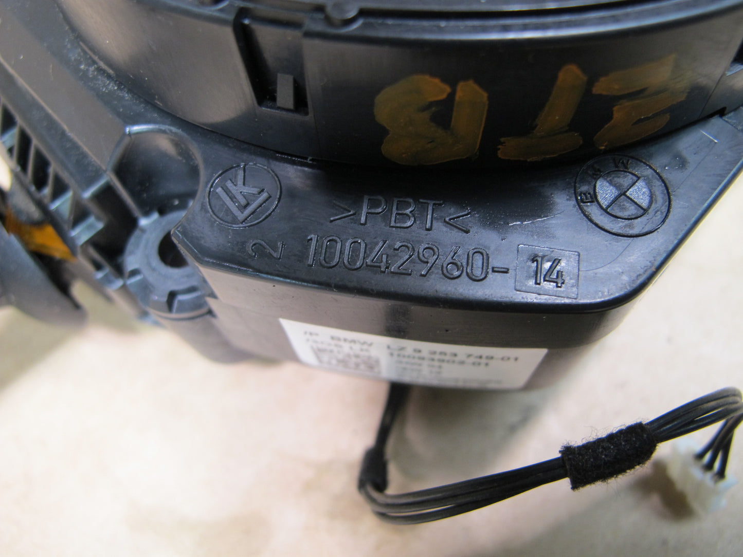 12-16 BMW F30 STEERING COLUMN TURN SIGNAL WIPER MULTI SWITCH 9253749 OEM