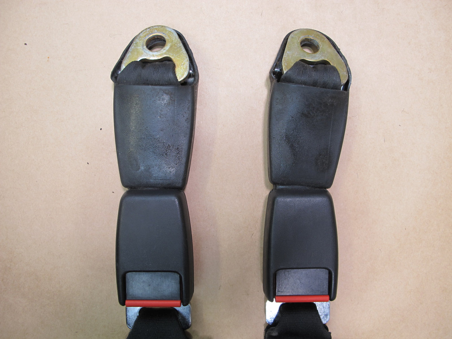 84-89 PORSCHE 944 REAR LEFT & RIGHT SIDE SEATBELT RETRACTOR SET OEM