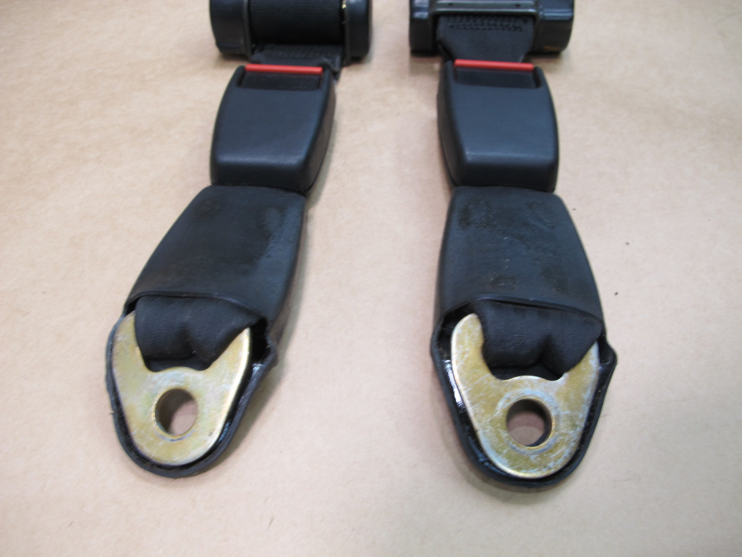 84-89 PORSCHE 944 REAR LEFT & RIGHT SIDE SEATBELT RETRACTOR SET OEM