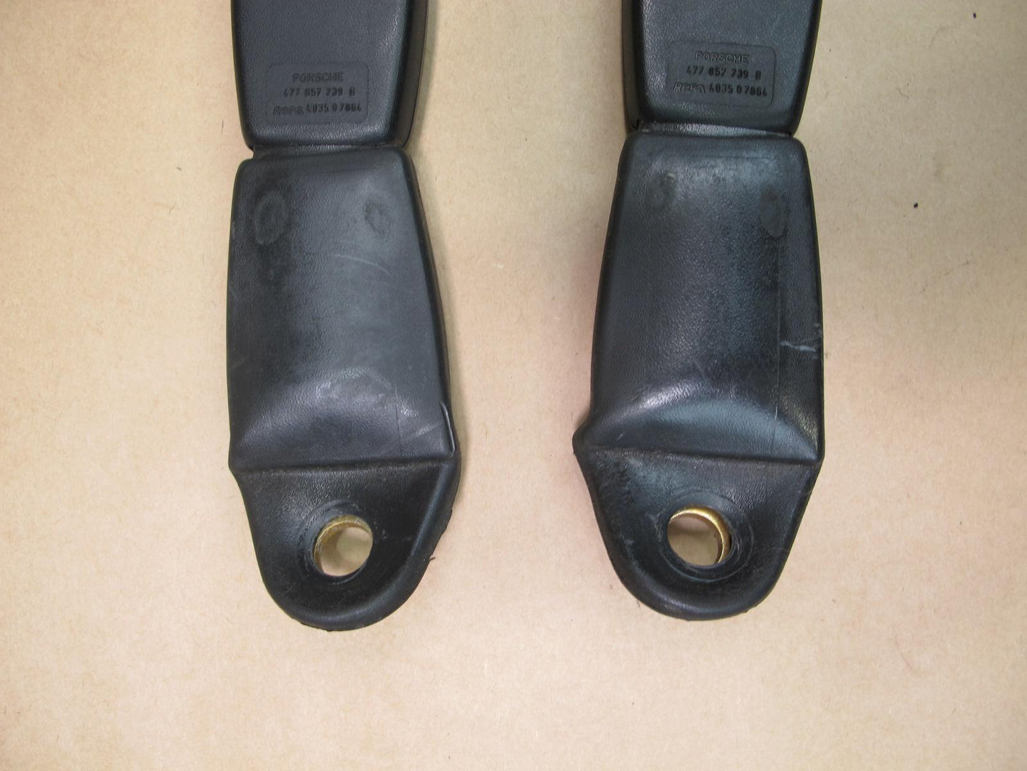 84-89 PORSCHE 944 REAR LEFT & RIGHT SIDE SEATBELT RETRACTOR SET OEM