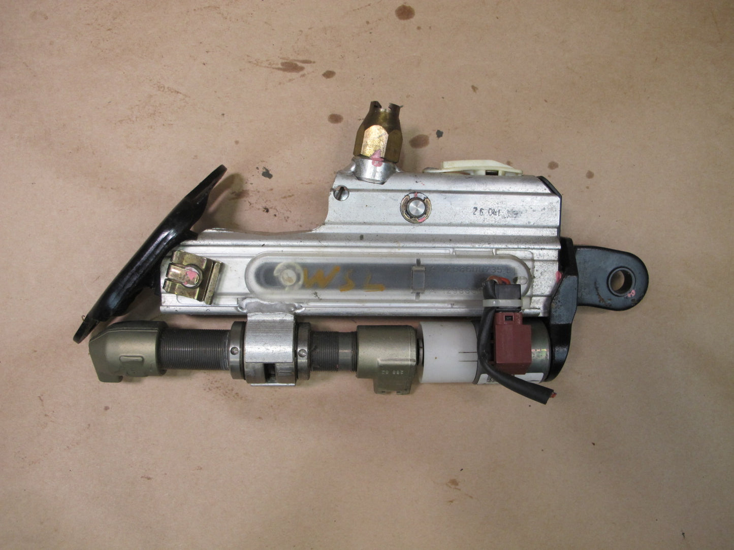 90-02 MERCEDES R129 SL500 LEFT DRIVER SIDE ROLL BAR HYDRAULIC CYLINDER