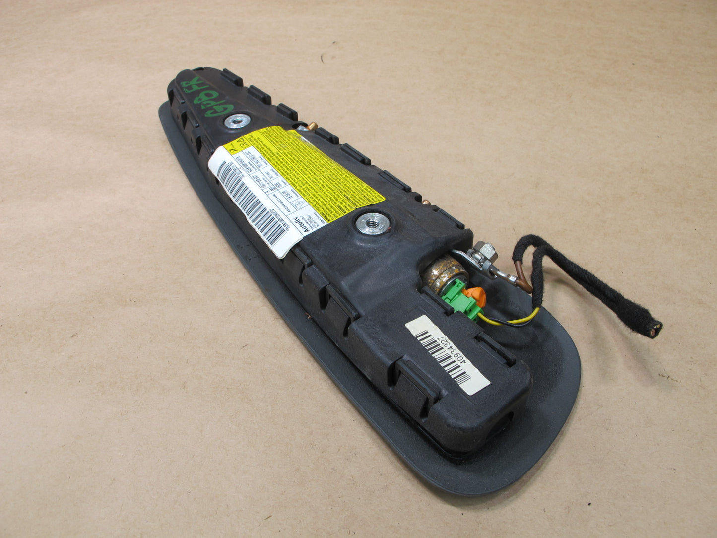 05-08 PORSCHE BOXSTER 987 CAYMAN FRONT RIGHT PASSENGER SIDE SEAT SRS AIRBAG OEM