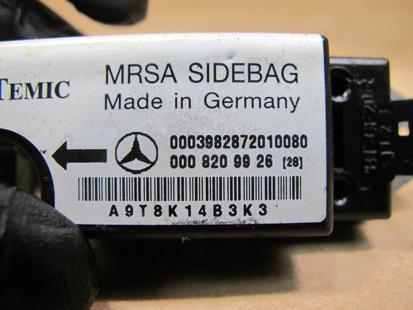 96-02 MERCEDES R129 SL500 SAFETY CRASH IMPACT SRS AIRBAG SENSOR 2PCS OEM