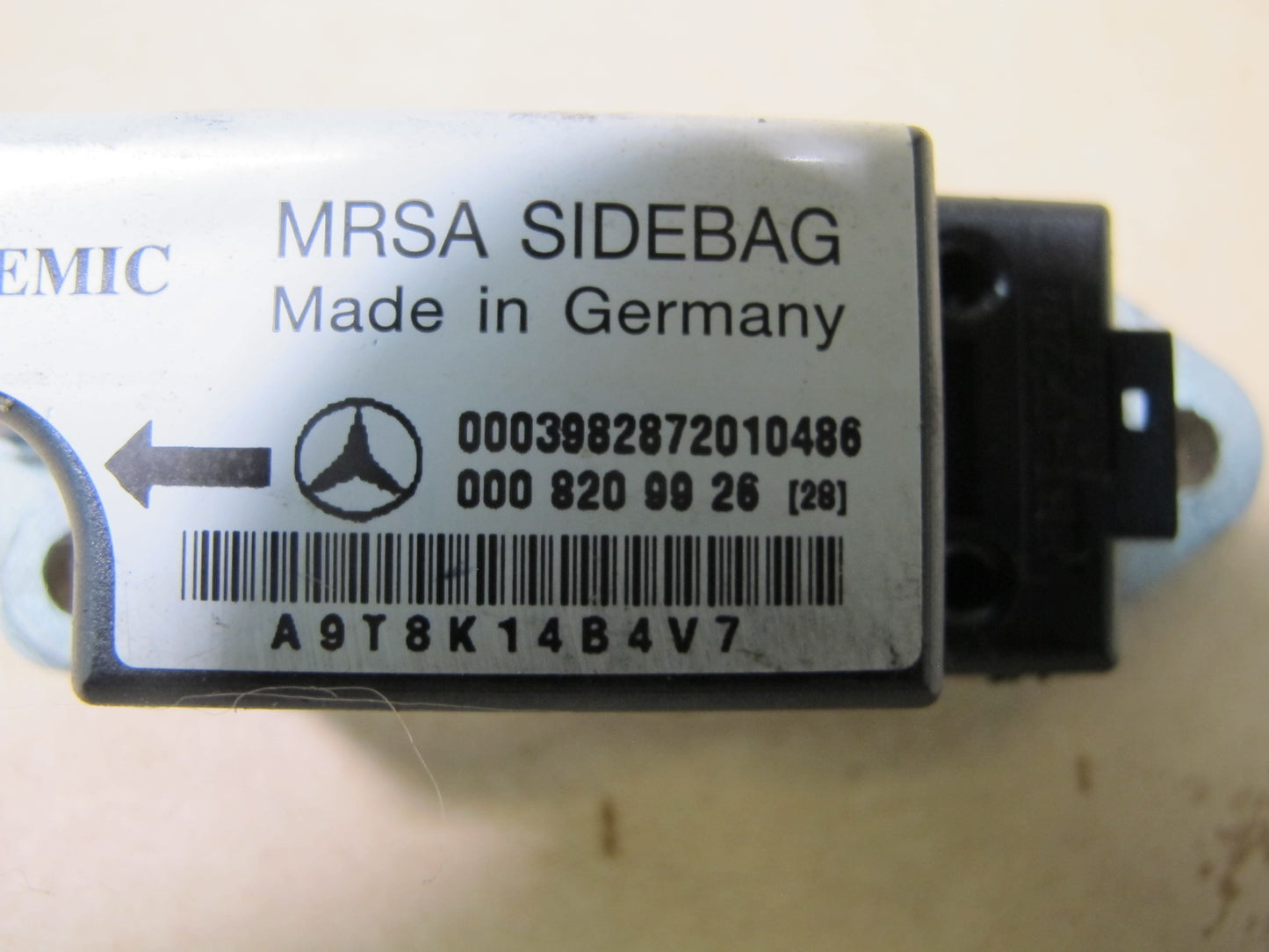 96-02 MERCEDES R129 SL500 SAFETY CRASH IMPACT SRS AIRBAG SENSOR 2PCS OEM