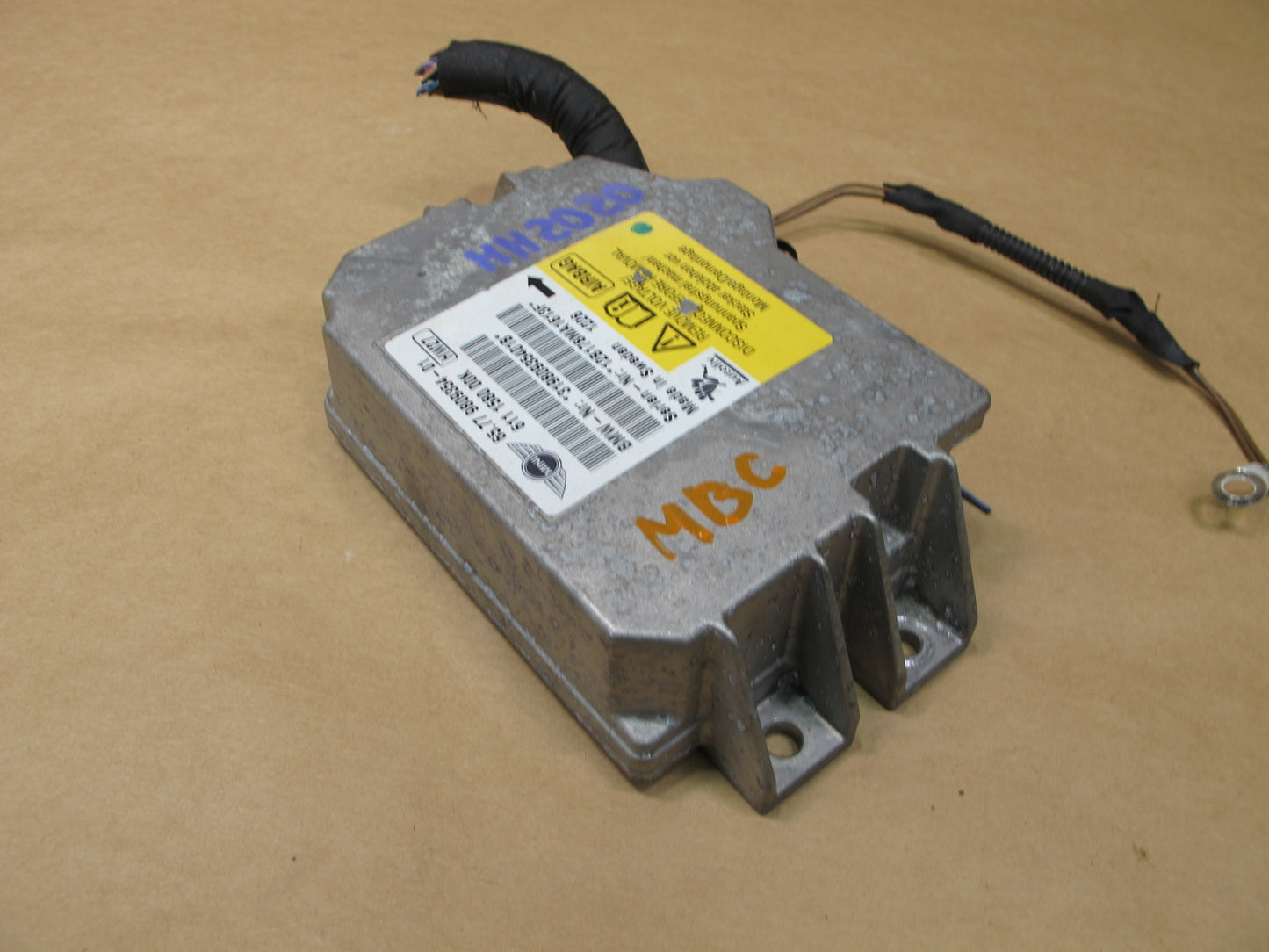 07-13 MINI COOPER R55 R56 R60 SRS AIRBAG CONTROL MODULE UNIT 9809354 OEM