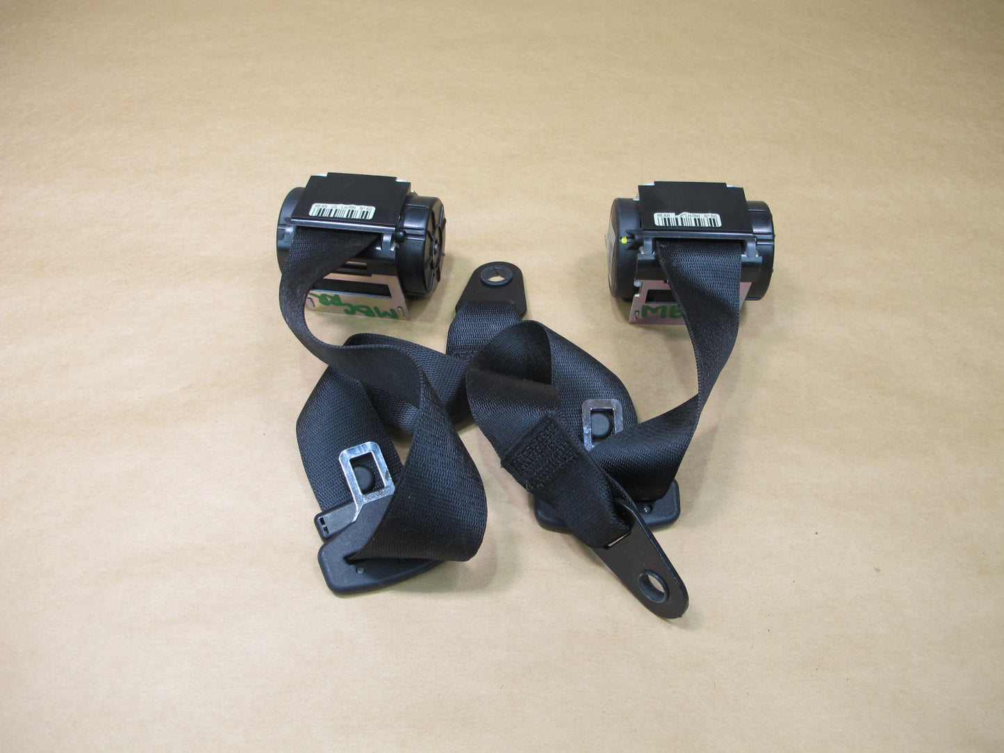 11-16 MINI R60 REAR LEFT & RIGHT SIDE SEATBELT RETRACTOR SET OEM