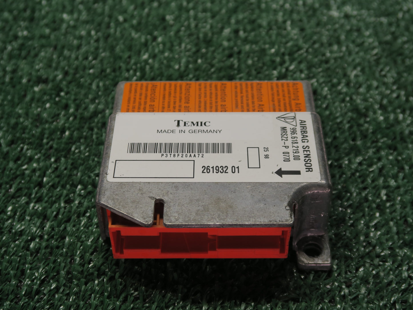 1999 PORSCHE BOXSTER 986 911 SRS AIRBAG CONTROL MODULE UNIT 99661821900 OEM
