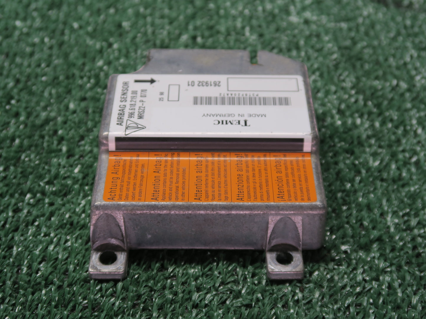 1999 PORSCHE BOXSTER 986 911 SRS AIRBAG CONTROL MODULE UNIT 99661821900 OEM