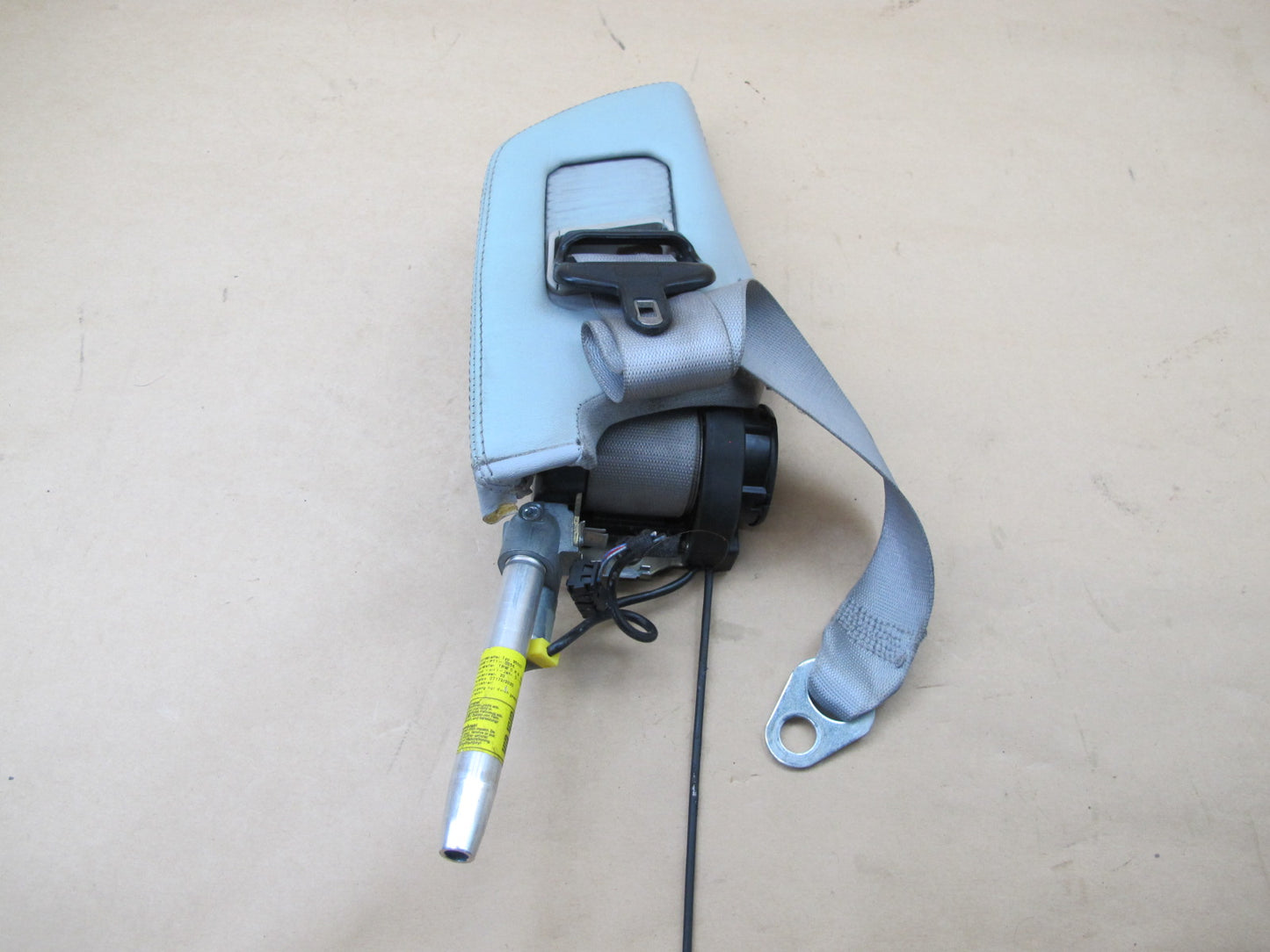 96-02 MERCEDES R129 SL500 RIGHT & LEFT SIDE B PILLAR COVER SEATBELT RETRACTOR SET OEM