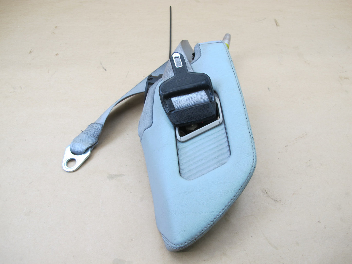 96-02 MERCEDES R129 SL500 RIGHT & LEFT SIDE B PILLAR COVER SEATBELT RETRACTOR SET OEM