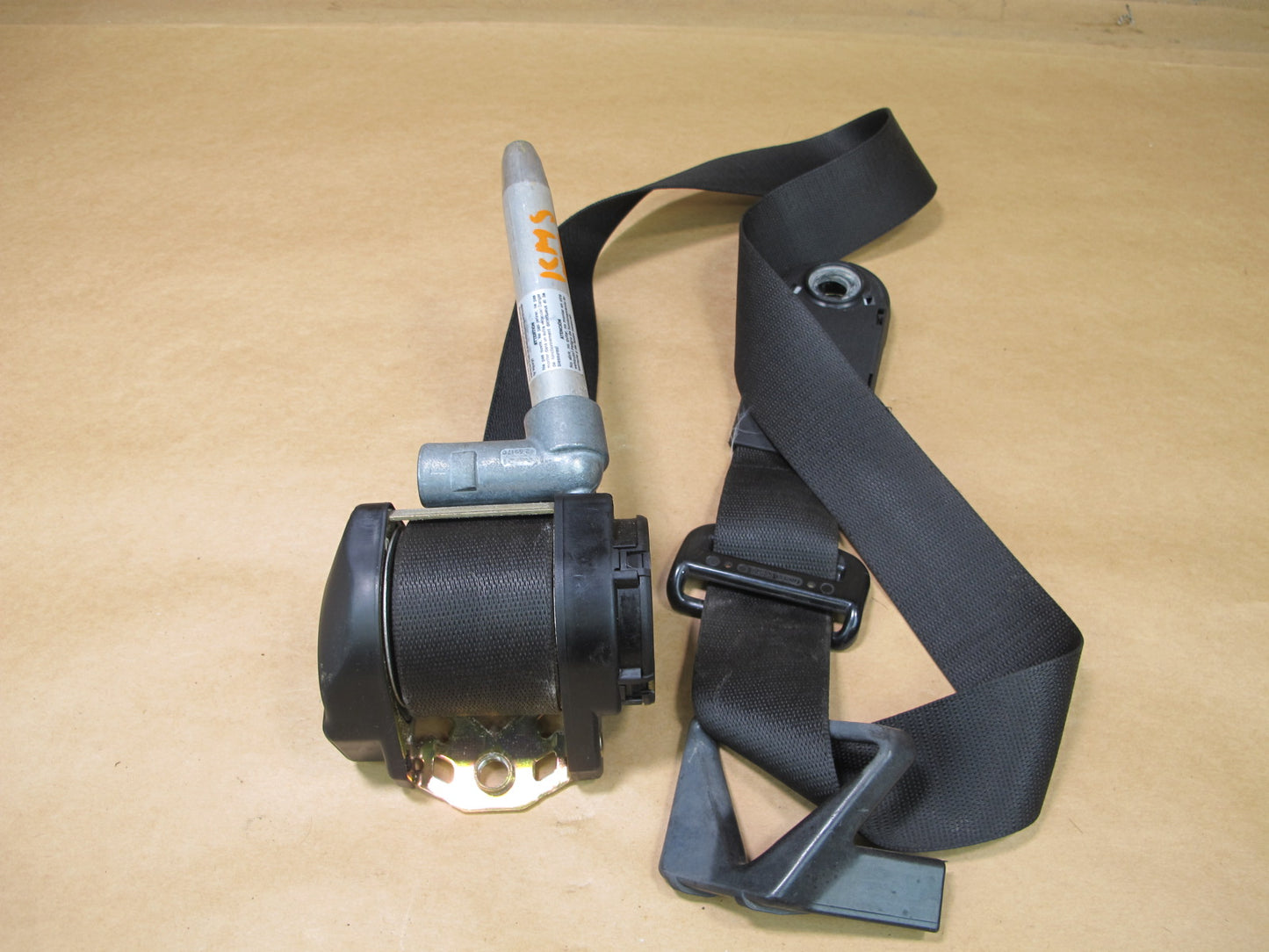 86-91 MERCEDES C126 560 SEC FRONT LEFT & RIGHT SIDE SEATBELT RETRACTOR SET OEM