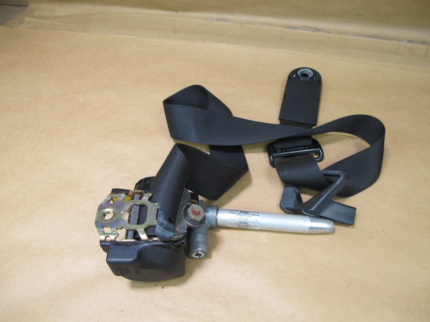 86-91 MERCEDES C126 560 SEC FRONT LEFT & RIGHT SIDE SEATBELT RETRACTOR SET OEM