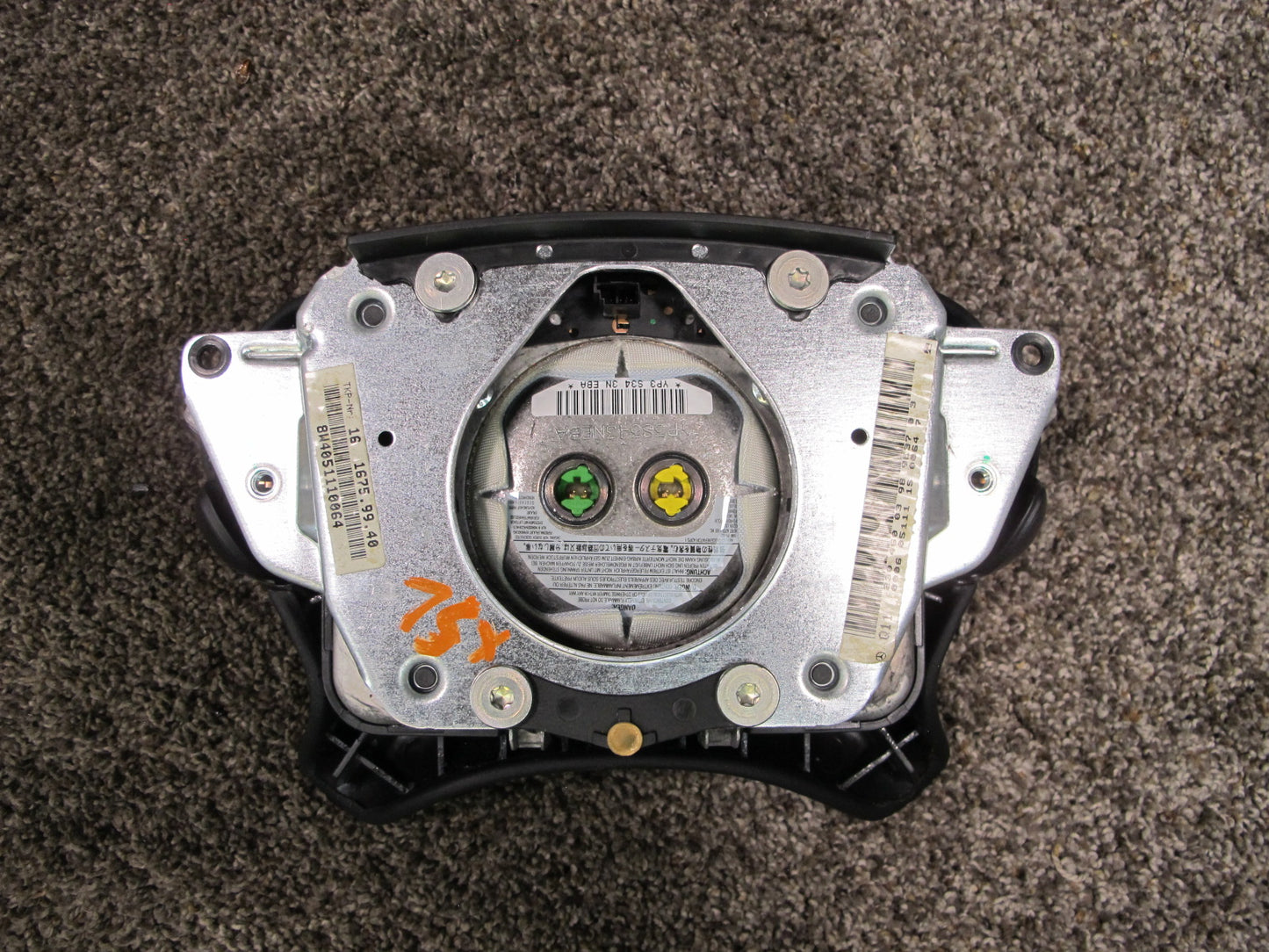 03-06 MERCEDES R230 SL500 FRONT LEFT DRIVER SIDE STEERING WHEEL SRS AIRBAG 2304600398 OEM