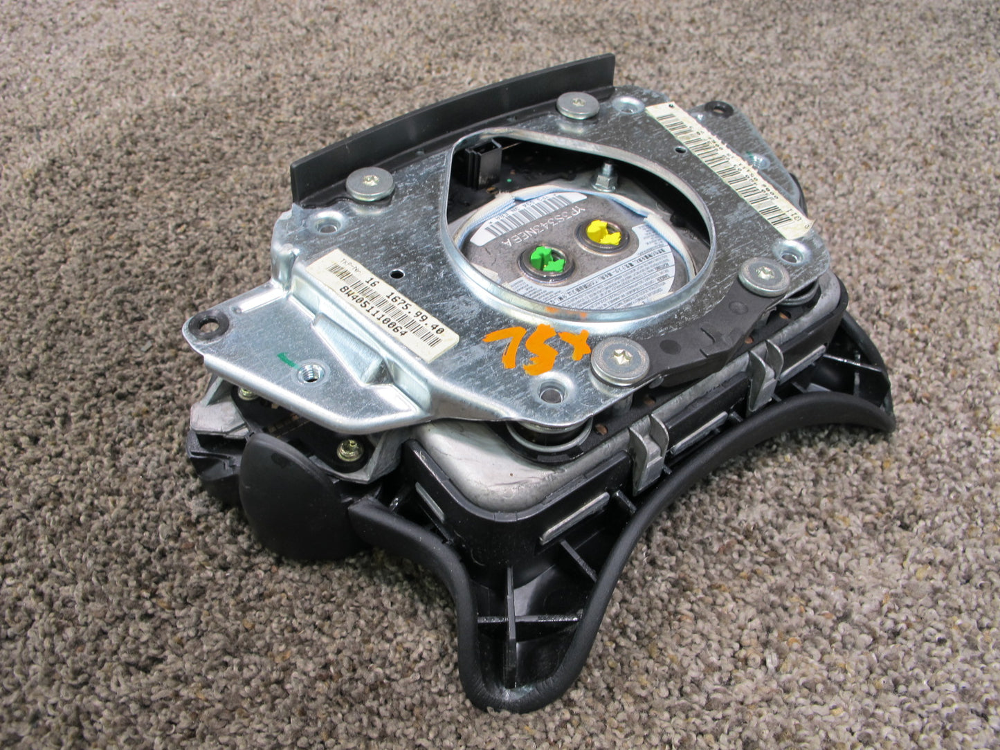 03-06 MERCEDES R230 SL500 FRONT LEFT DRIVER SIDE STEERING WHEEL SRS AIRBAG 2304600398 OEM