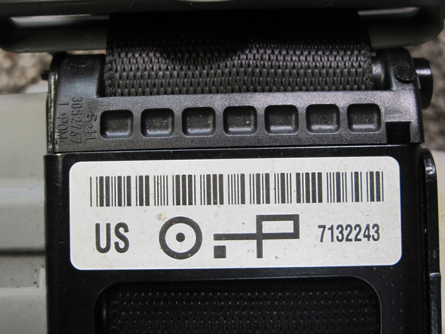 07-11 BMW E90 REAR LEFT CENTER RIGHT SEATBELT RETRACTOR SET OEM
