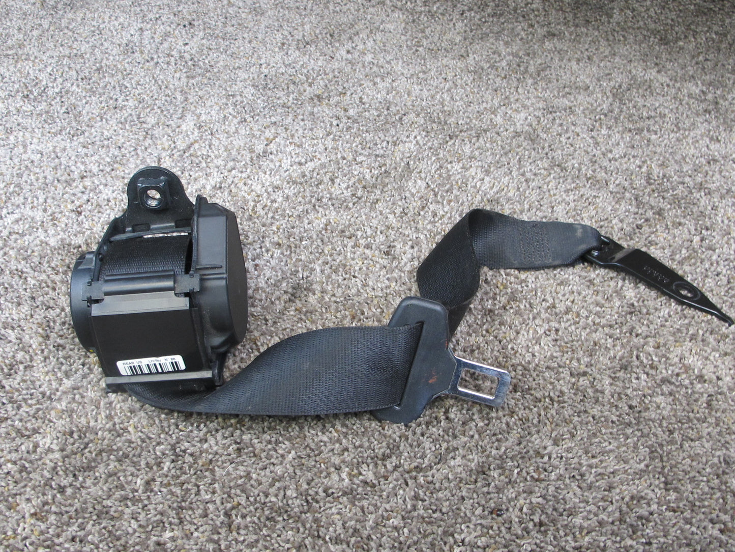 13-16 MINI COOPER S R61 REAR LEFT & RIGHT SIDE SEATBELT RETRACTOR SET OEM