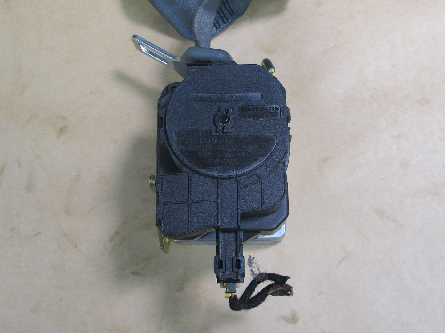 03-08 MERCEDES R230 SL500 FRONT LEFT & RIGHT SIDE SEATBELT RETRACTOR SET OEM