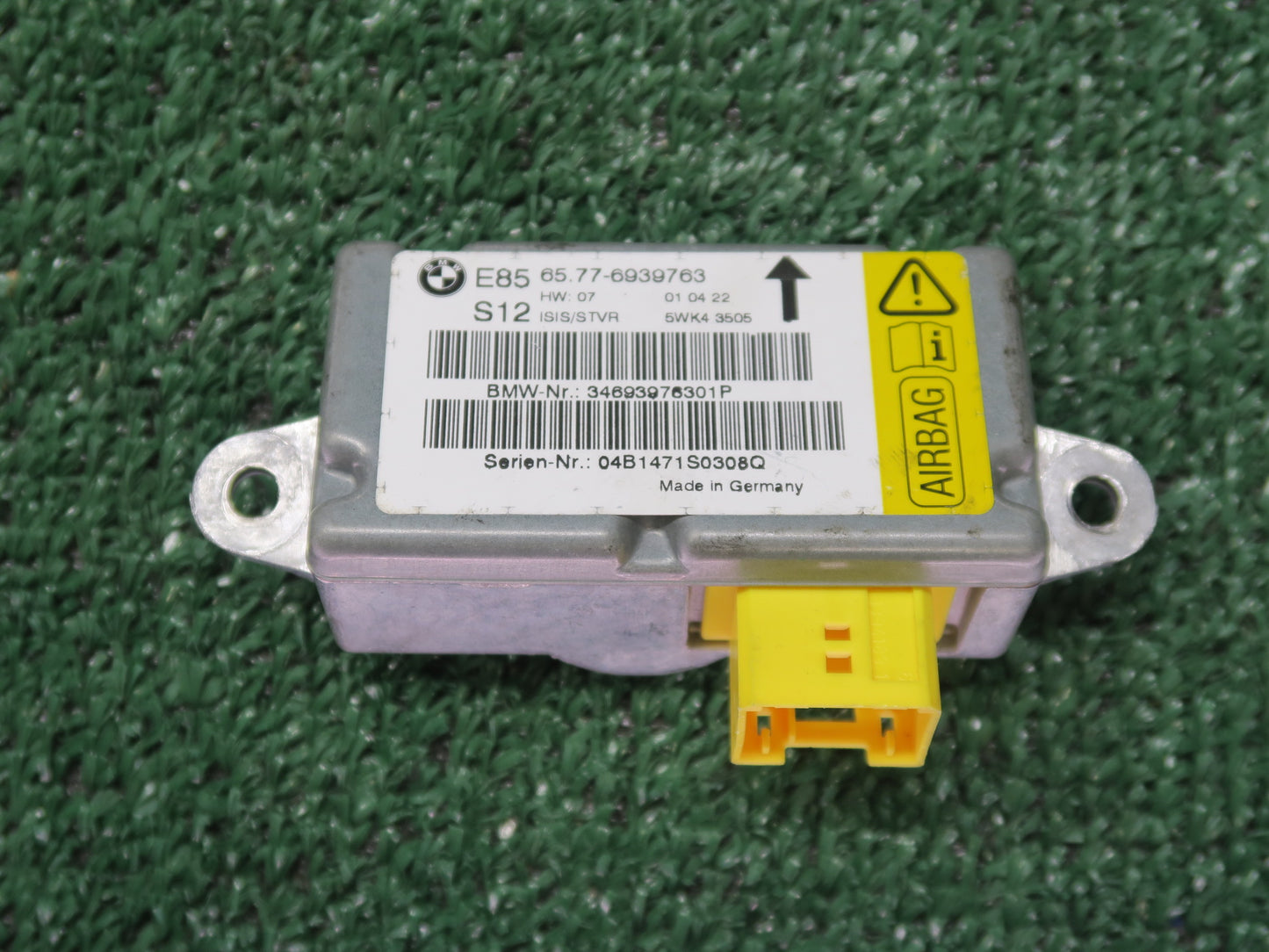 03-05 BMW E85 Z4 FRONT RIGHT & LEFT SIDE DOOR SRS AIRBAG SENSOR 2PCS OEM