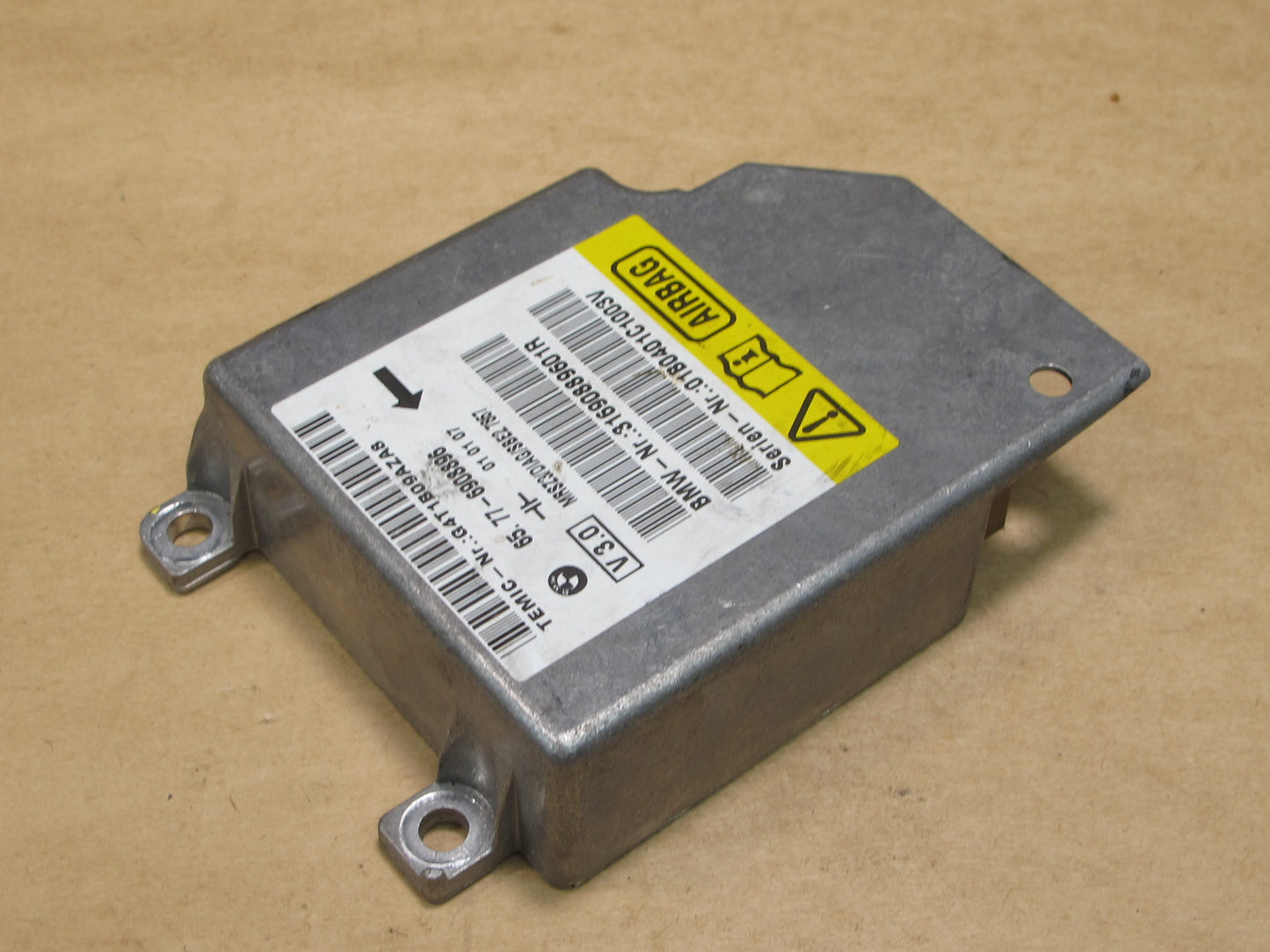 00-02 BMW E36 Z3 SRS AIRBAG CONTROL MODULE UNIT 6908896 OEM