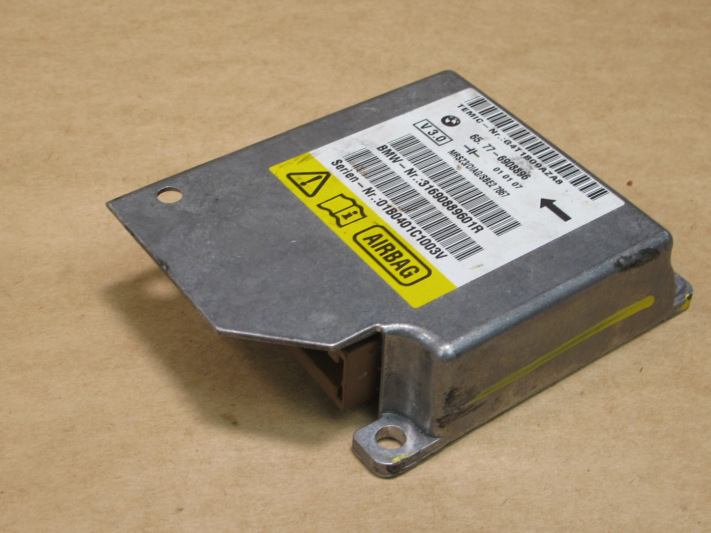 00-02 BMW E36 Z3 SRS AIRBAG CONTROL MODULE UNIT 6908896 OEM