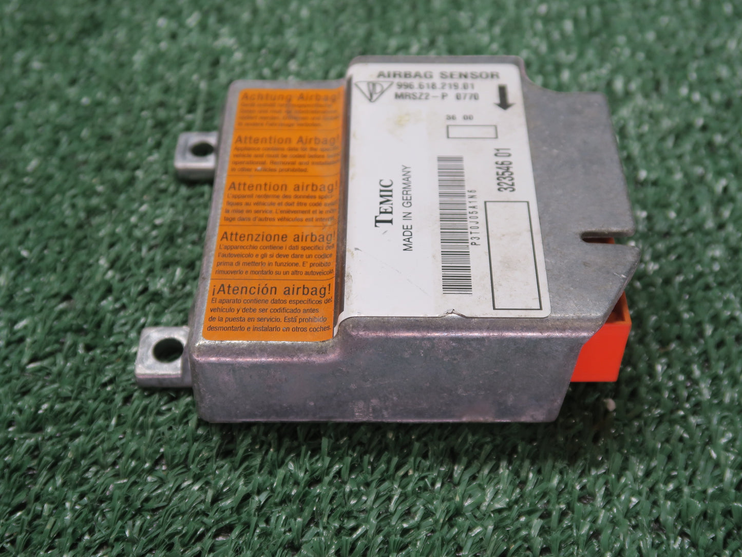 98-04 PORSCHE BOXSTER 986 SRS AIRBAG CONTROL MODULE UNIT 99661821901 OEM