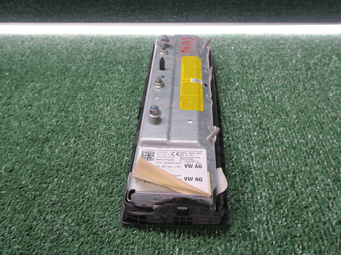 15-16 AUDI A3 FRONT RIGHT PASSENGER SIDE DASH SRS AIRBAG OEM