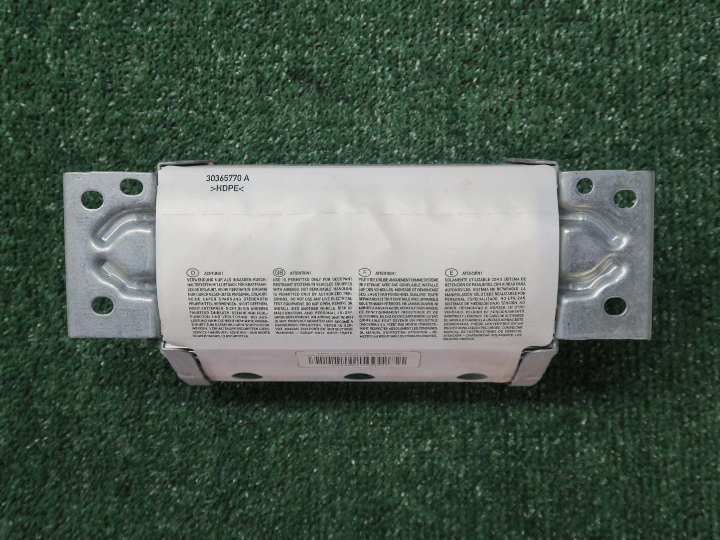 07-13 BMW E90 E91 E92 E93 FRONT RIGHT PASSENGER SIDE DASH SRS AIRBAG 9138247 OEM