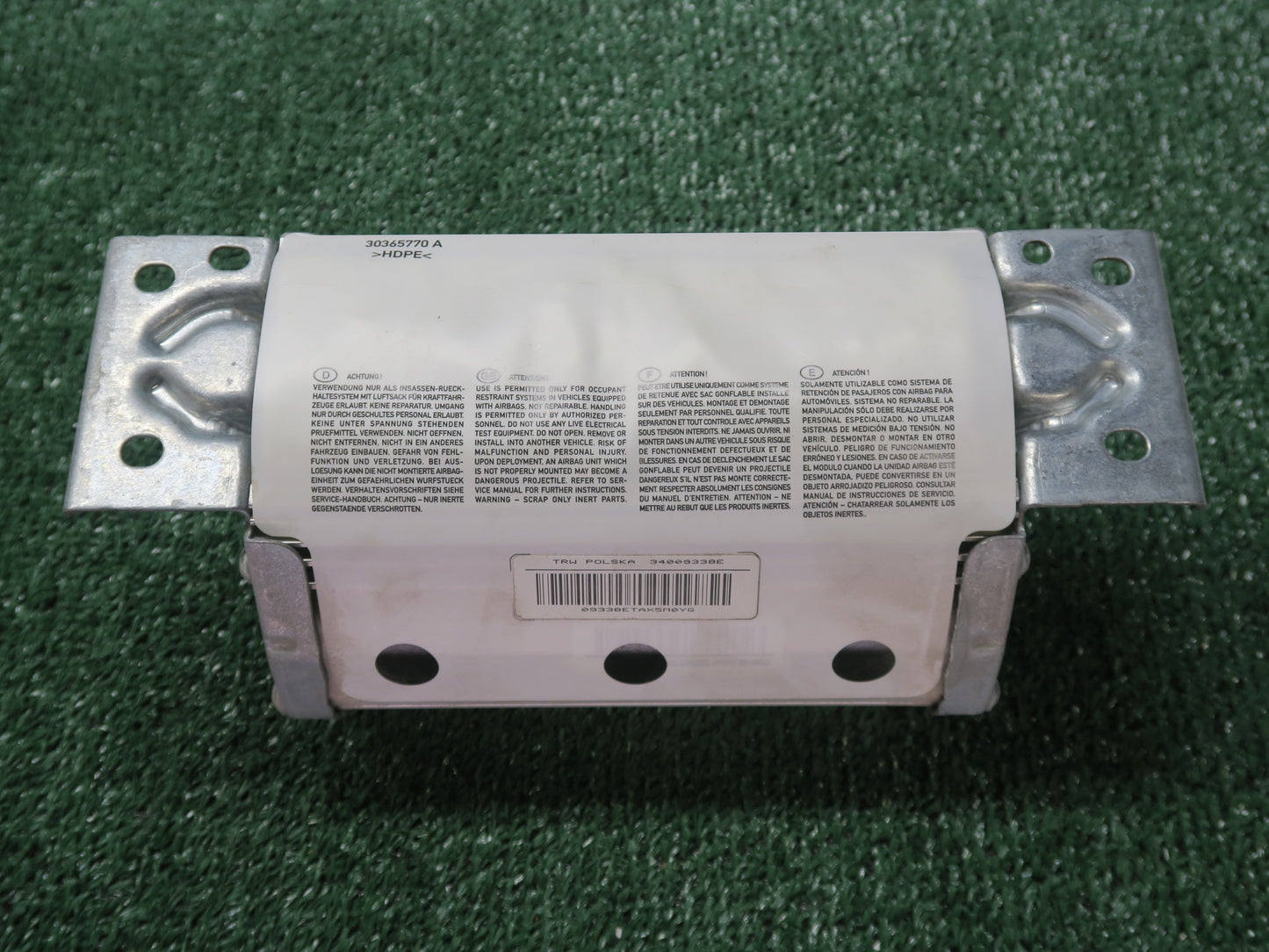 07-13 BMW E90 E91 E92 E93 FRONT RIGHT PASSENGER SIDE DASH SRS AIRBAG 9138247 OEM