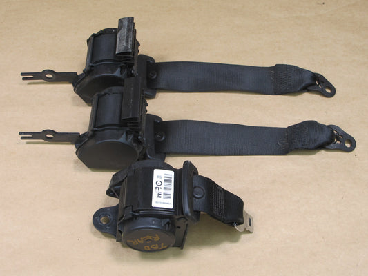 12-18 BMW F30 REAR LEFT CENTER RIGHT SIDE SEATBELT RETRACTOR SET OEM